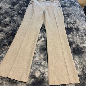 White House Black Market grey flare Dress Pants